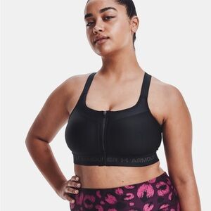 Under Armour Women's Armour® High Crossback Zip Sports Bra
